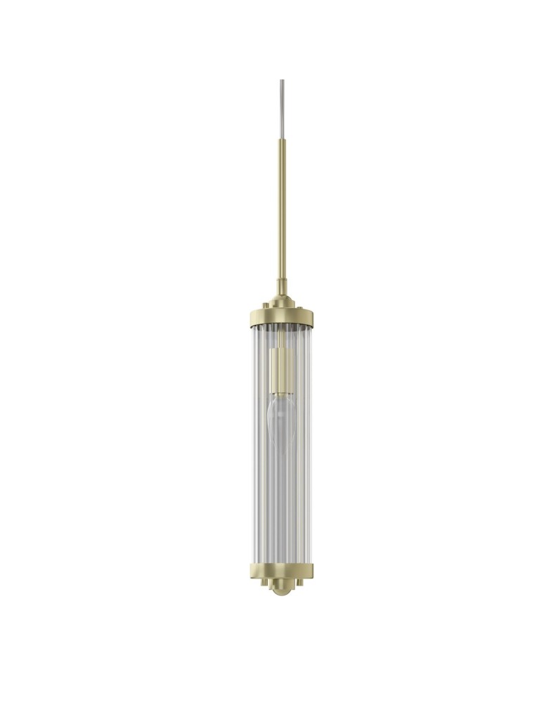 Pendant lamps - Orlicki Design Fiatto l Old Gold 1xE14 max 12W LED 230V Satin Gold|Transparent OR84368 - product kolory-swiatla.pl 3