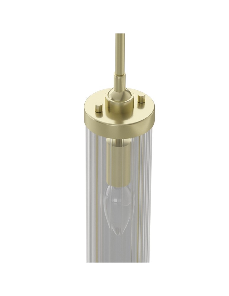 Pendant lamps - Orlicki Design Fiatto l Old Gold 1xE14 max 12W LED 230V Satin Gold|Transparent OR84368 - product kolory-swiatla.pl 4