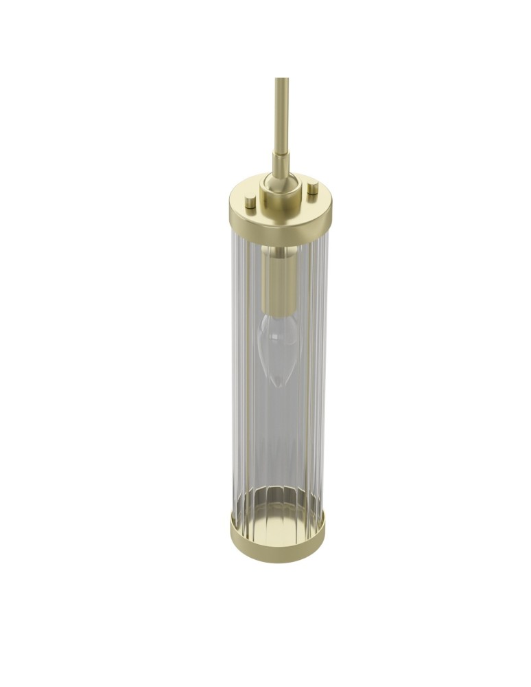 Pendant lamps - Orlicki Design Fiatto l Old Gold 1xE14 max 12W LED 230V Satin Gold|Transparent OR84368 - product kolory-swiatla.pl 5