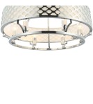 Hampton style pendant lamps - Orlicki Design Verno Cromo 6xE14 max 12W LED 230V Chrome|Cream White OR84375 - product 5