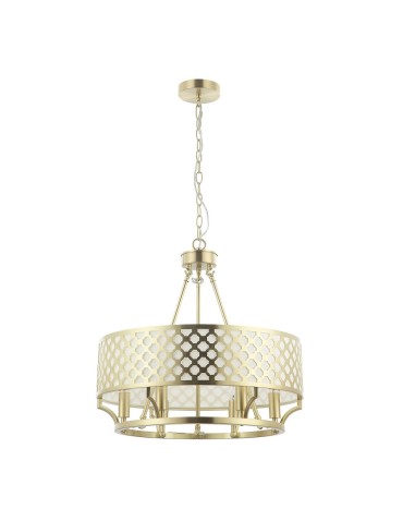 Orlicki Design Verno Old Gold 6xE14 max 12W LED 230V Satin Gold|Cream White OR84382