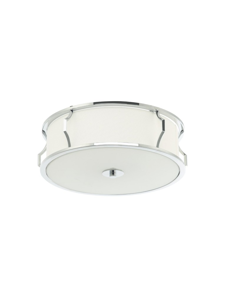 Hampton ceiling lamps - Orlicki Design Pirelo PL Cromo 3xE14 max 12W LED 230V Chrome|Cream White OR84399 - product kolory-swiatla.pl 1
