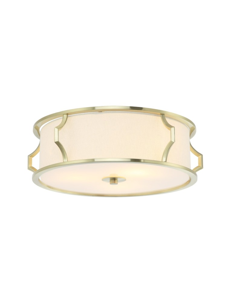 Orlicki Design Pirelo PL Old Gold 3xE14 max 12W LED 230V Satin Gold|Cream White OR84405