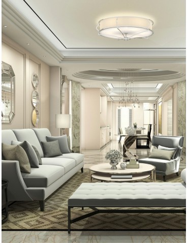 Orlicki Design Stesso PL Cromo L 6xE27 max 12W LED 230V Chrom|Biały kremowy|Biały matowy OR84429 - produkt 2