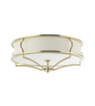 Hampton ceiling lamps - Orlicki Design Stesso PL Old Gold M 4xE27 max 12W LED 230V Satin gold|Cream white|Matte white OR84436 - product 1