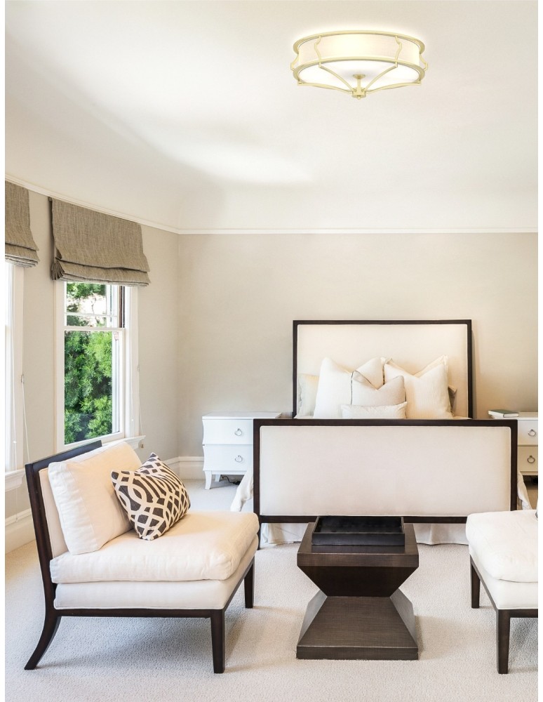 Orlicki Design Stesso PL Old Gold M 4xE27 max 12W LED 230V Satin gold|Cream white|Matte white OR84436