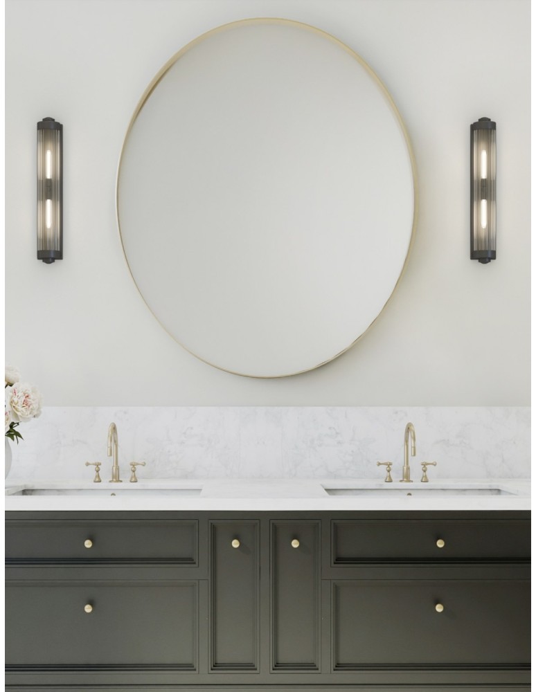 Bathroom wall lamps - Orlicki Design Fumi Parette Gold IP44 2xG9 max 8W LED 230V Gold|Black OR84481 - product kolory-swiatla.pl 2