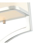 Wall lamps with lampshade - Orlicki Design Gerdo Parette Cromo 2xE14 max 12W LED 230V Chrome|Cream White OR84504 - product 4