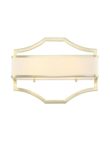 Orlicki Design Gerdo Parette Old Gold 2xE14 max 12W LED 230V Satin Gold|Cream White OR84511