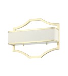 Hampton style wall lamps - Orlicki Design Gerdo Parette Old Gold 2xE14 max 12W LED 230V Satin Gold|Cream White OR84511 - product 3