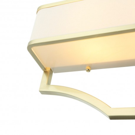 Orlicki Design Gerdo Parette Old Gold 2xE14 max 12W LED 230V Złoty satynowy|Biały kremowy OR84511