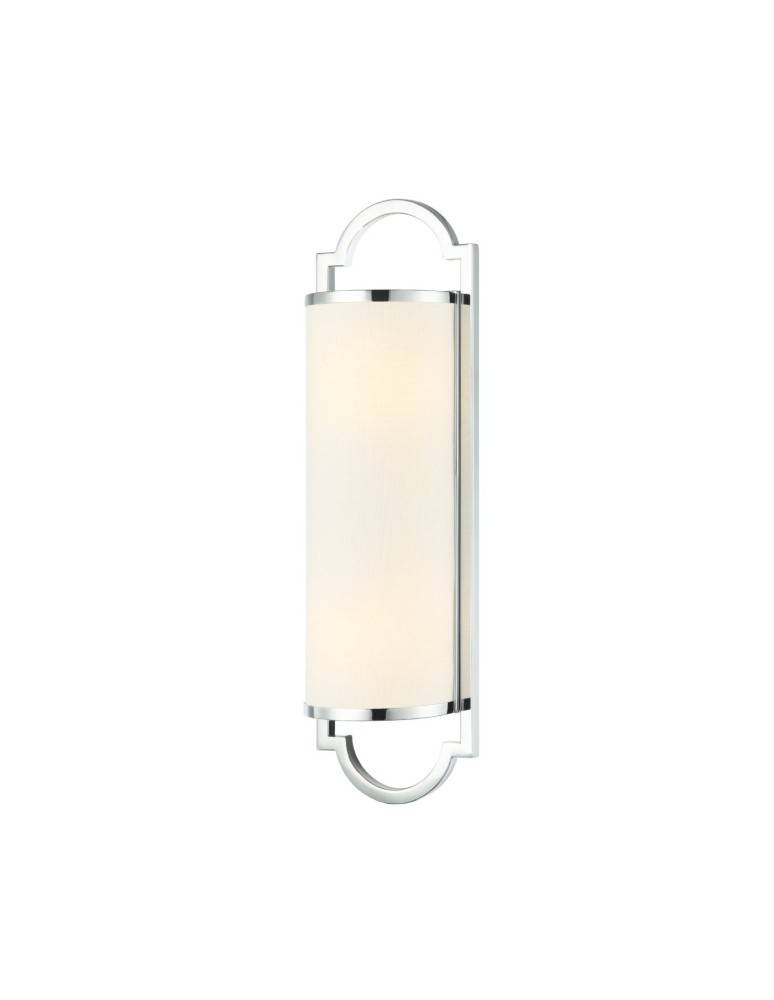 Hampton style wall lamps - Orlicki Design Libero Parette Cromo 2xE14 max 12W LED 230V Chrome|Cream White OR84528 - product kolory-swiatla.pl 3