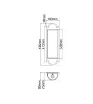Hampton style wall lamps - Orlicki Design Libero Parette Cromo 2xE14 max 12W LED 230V Chrome|Cream White OR84528 - product 5
