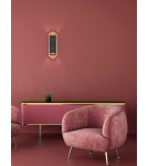 Hampton style wall lamps - Orlicki Design Libero Parette Gold 2xE14 max 12W LED 230V Gold|Black OR84535 - product 2