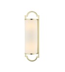 Hampton style wall lamps - Orlicki Design Libero Parette Old Gold 2xE14 max 12W LED 230V Satin Gold|Cream White OR84542 - product 3