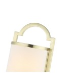 Hampton style wall lamps - Orlicki Design Libero Parette Old Gold 2xE14 max 12W LED 230V Satin Gold|Cream White OR84542 - product 4