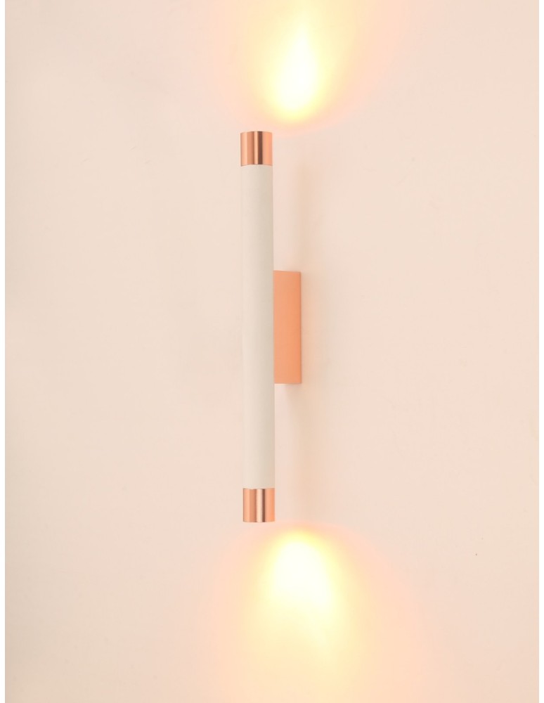 Wall lamps - Orlicki Design Q Parette Bianco / Rose Gold 2xG9 max 3.5W LED 230V White|Rose Gold OR84566 - product kolory-swiatla.pl 3