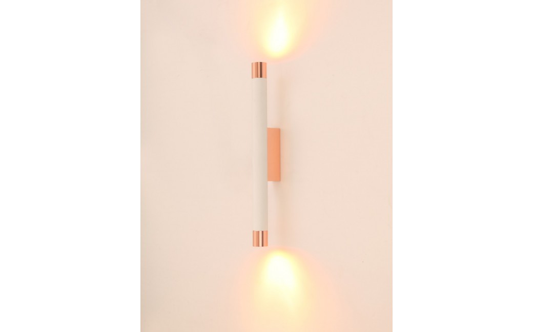 Orlicki Design Q Parette Bianco / Rose Gold 2xG9 max 3,5W LED 230V Biały|Złoty różowy OR84566