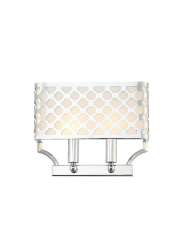 Orlicki Design Verno Parette Cromo 2xE14 max 12W LED 230V Chrome|Cream White OR84597