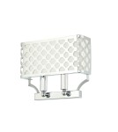 Wall lamps with lampshade - Orlicki Design Verno Parette Cromo 2xE14 max 12W LED 230V Chrome|Cream White OR84597 - product 3