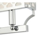 Wall lamps with lampshade - Orlicki Design Verno Parette Cromo 2xE14 max 12W LED 230V Chrome|Cream White OR84597 - product 4