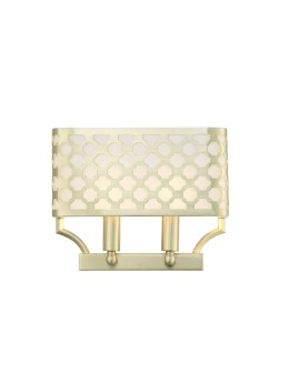 Orlicki Design Verno Parette Old Gold 2xE14 max 12W LED 230V Satin Gold|Cream White OR84603