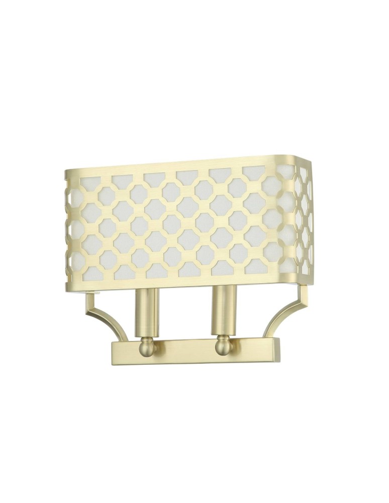 Wall lamps with lampshade - Orlicki Design Verno Parette Old Gold 2xE14 max 12W LED 230V Satin Gold|Cream White OR84603 - product kolory-swiatla.pl 3