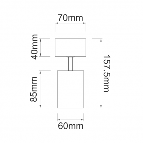 Orlicki Design Kika Mobile Bianco / Gold 1xGU10 max 8W LED 230V Biały|Złoty OR84689