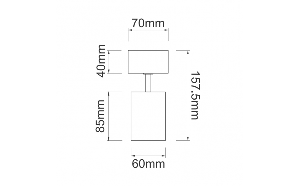 Orlicki Design Kika Mobile Bianco / Rose Gold 1xGU10 max 8W LED 230V Biały|Różowe złoto OR84696