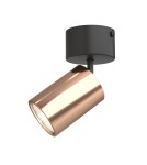 Ceiling spotlights - Orlicki Design Kika Mobile Nero / Rose Gold 1xGU10 max 8W LED 230V Black|Rose Gold OR84726 - product 1
