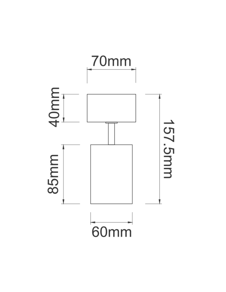 Ceiling spotlights - Orlicki Design Kika Mobile Nero / Rose Gold 1xGU10 max 8W LED 230V Black|Rose Gold OR84726 - product kolory-swiatla.pl 4