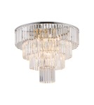 Ceiling lamps with crystals - Nowodvorski CRISTAL L Ceiling Plafond Max power 60W E14 Transparent 7631 - product 2