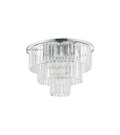 Ceiling lamps with crystals - Nowodvorski CRISTAL M Ceiling Plafond Max power 60W E14 Transparent 7628 - product 1