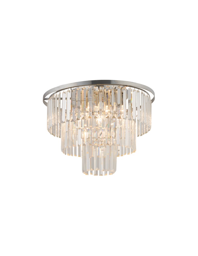 Ceiling lamps with crystals - Nowodvorski CRISTAL M Ceiling Plafond Max power 60W E14 Transparent 7628 - product kolory-swiatla.pl 2