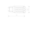G9 230V LED bulbs - Nowodvorski BULB LED G9 4W 3000K Light source G9 power 4W LED 7503 - product 2