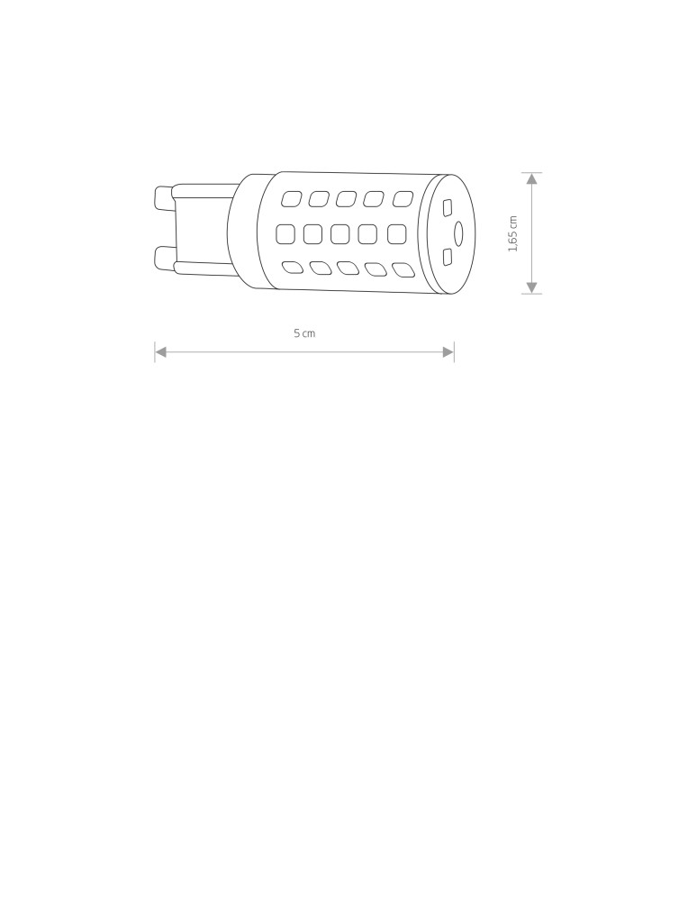 G9 230V LED bulbs - Nowodvorski BULB LED G9 4W 3000K Light source G9 power 4W LED 7503 - product kolory-swiatla.pl 2