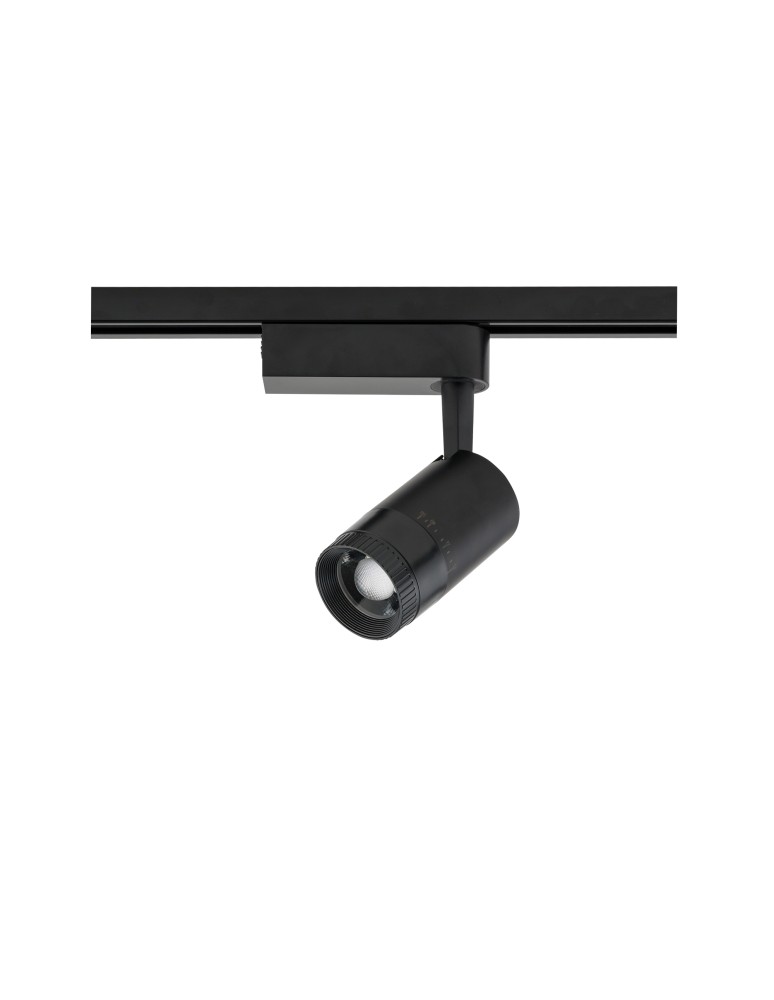 Lamps for 1 phase busbars - Nowodvorski PROFILE ZOOM LED Configurable System PROFILE luminaire Max power 9W LED Black 7625 - product kolory-swiatla.pl 1