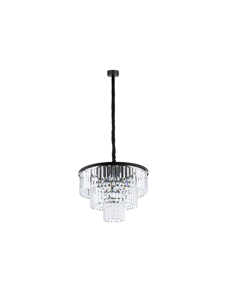 Glamour chandeliers - Nowodvorski CRISTAL M Ceiling Chandelier Max power 40W E14 Transparent 7616 - product kolory-swiatla.pl 1