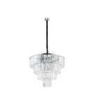 Glamour chandeliers - Nowodvorski CRISTAL L Ceiling Chandelier Max power 40W E14 Transparent 7615 - product 1