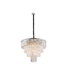 Glamour chandeliers - Nowodvorski CRISTAL L Ceiling Chandelier Max power 40W E14 Transparent 7615 - product 2