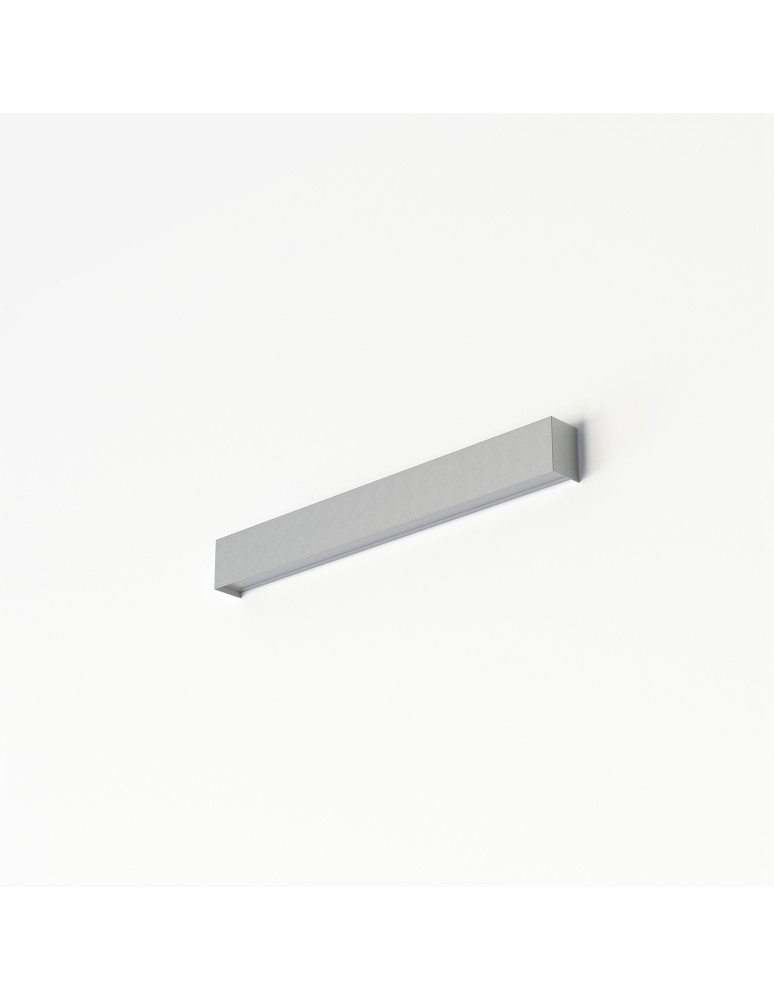 Wall lamps - Nowodvorski STRAIGHT WALL LED S Wall lamp Max power 11W LED TUBE T8 Silver 7565 - product kolory-swiatla.pl 1