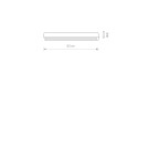 Modern ceiling lamps - Nowodvorski STRAIGHT CEILING LED S Ceiling Plafond Max power 11W LED TUBE T8 White 7557 - product 2