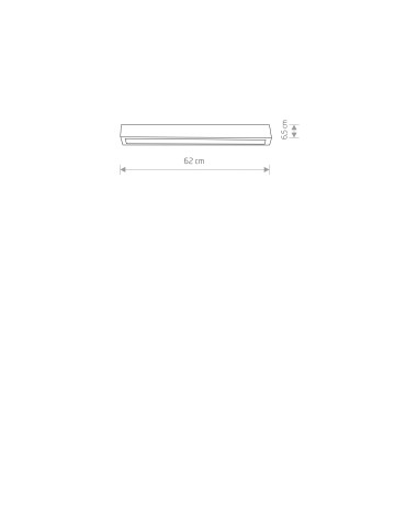 Nowodvorski STRAIGHT CEILING LED S Ceiling Plafond Max power 11W LED TUBE T8 White 7557 - product 2