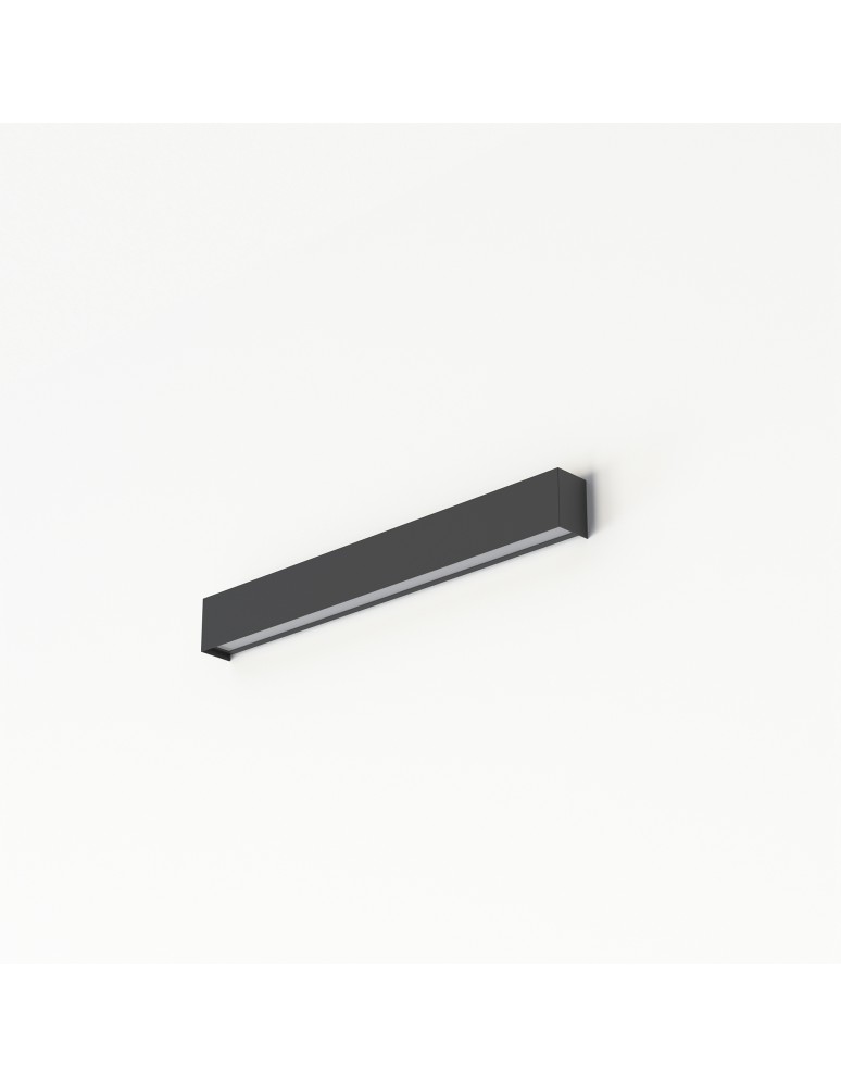 Wall lamps - Nowodvorski STRAIGHT WALL LED S Wall Wall lamp Max power 11W LED TUBE T8 Graphite 7562 - product kolory-swiatla.pl 1