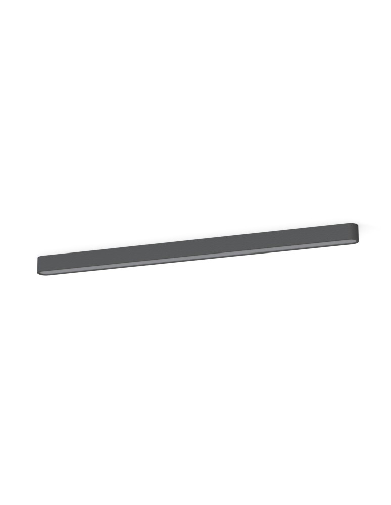 Modern ceiling lamps - Nowodvorski SOFT CEILING LED 120X6 Ceiling Plafond Max power 22W LED TUBE T8 Graphite 7524 - product kolory-swiatla.pl 1