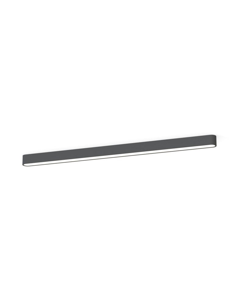 Modern ceiling lamps - Nowodvorski SOFT CEILING LED 120X6 Ceiling Plafond Max power 22W LED TUBE T8 Graphite 7524 - product kolory-swiatla.pl 2