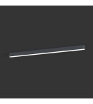 Modern ceiling lamps - Nowodvorski SOFT CEILING LED 120X6 Ceiling Plafond Max power 22W LED TUBE T8 Graphite 7524 - product 3