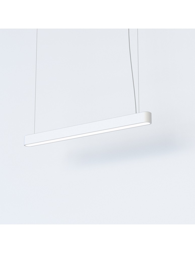 Pendant lamps - Nowodvorski SOFT LED 90X6 Suspended Ceiling Max power 16W LED TUBE T8 White 7547 - product kolory-swiatla.pl 2