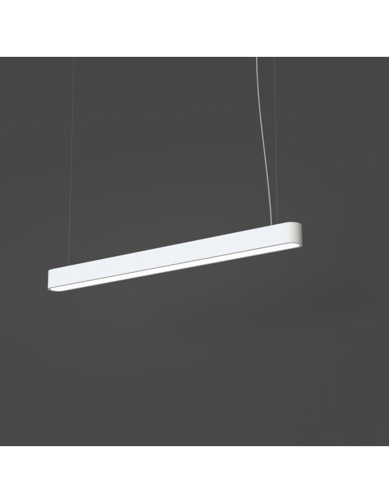 Pendant lamps - Nowodvorski SOFT LED 90X6 Suspended Ceiling Max power 16W LED TUBE T8 White 7547 - product kolory-swiatla.pl 3