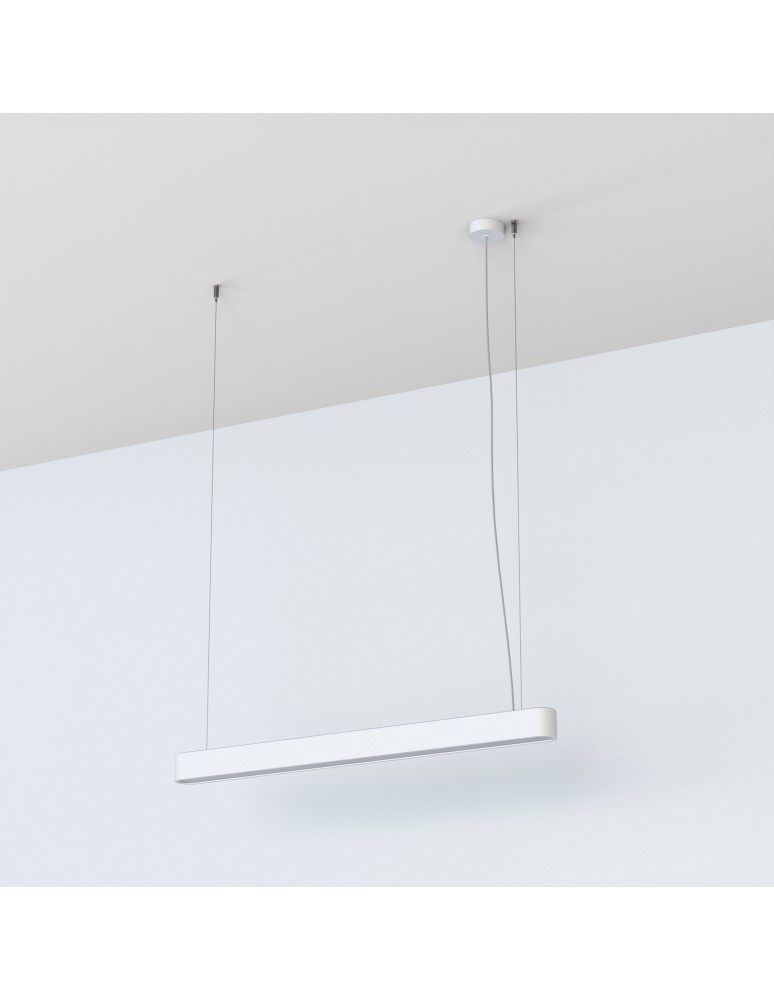 Pendant lamps - Nowodvorski SOFT LED 90X6 Suspended Ceiling Max power 16W LED TUBE T8 White 7547 - product kolory-swiatla.pl 4